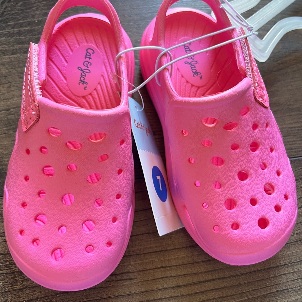 Cat & Jack Vibrant Pink Kids Water Shoes